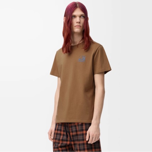 ❤로에베 남성 라운드 반팔티 - Loewe Mens Round Tshirt - loc7493x