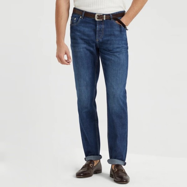 ✨브루넬로쿠치넬리 남성 클래식 청바지 - Brunello Cucinelli Mens Classic Jeans - brc7508x