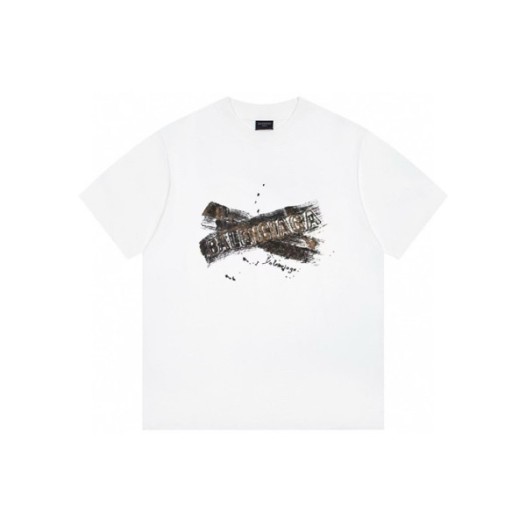 ❤발렌시아가 남성 라운드 반팔 티셔츠 - Balenciaga Mens Round Tshirt - bac7517x