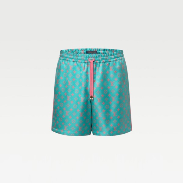 ✨루이비통 남성 모노그램 실크 쇼츠 - Louis vuitton Mens Monogram Silk Shorts - lvc7541x