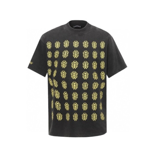 ❤크롬하츠 남성 라운드 반팔티 - Chrom Hearts Mens Round Tshirt - chc7514x