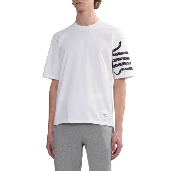 ✨톰브라운 남성 라운드 반팔티 - Thom Browne Mens Round Tshirts - thc7519x