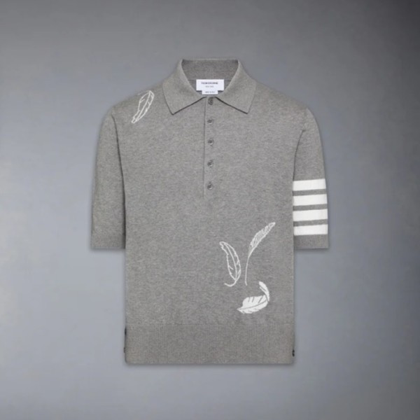 ✨톰브라운 여성 폴로 니트 반팔티 - Thom Browne Womens Polo Tshirts - thc7538x