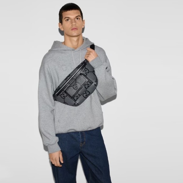 ✨구찌 남성 GG 점보 라지 벨트백 - Gucci Mens GG Jumbo Large Belt Bag - gub5986x
