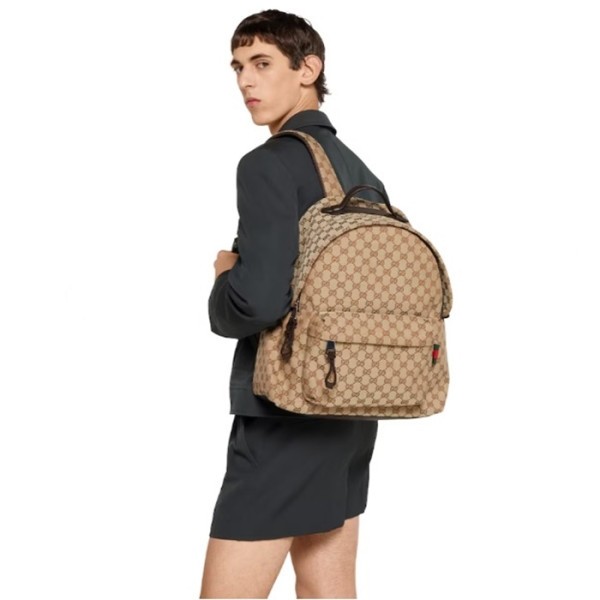 ✨구찌 남성 GG 캔버스 미디엄 백팩 - Gucci Mens GG Canvas Medium Backpack - gub6000x