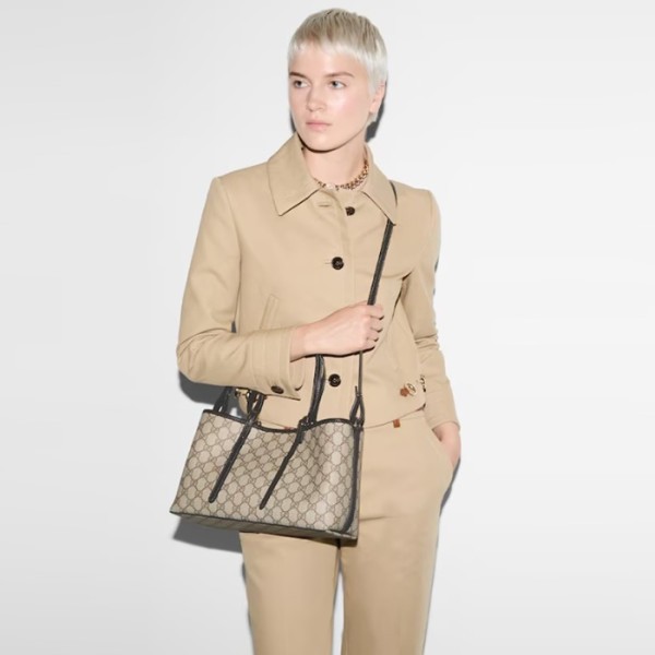 ✨구찌 여성 GG 엠블럼 미디엄 토트백 - Gucci Womens GG Emblem Medium Tote Bag - gub6002x