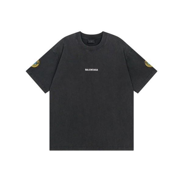 ✨발렌시아가 남성 라운드 반팔 티셔츠 - Balenciaga Mens Round Tshirt - bac7539x