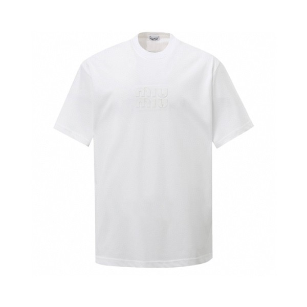 ✨미우미우 남성 라운드 반팔 티셔츠 - Miumiu Mens Round Tshirt - mic7566x