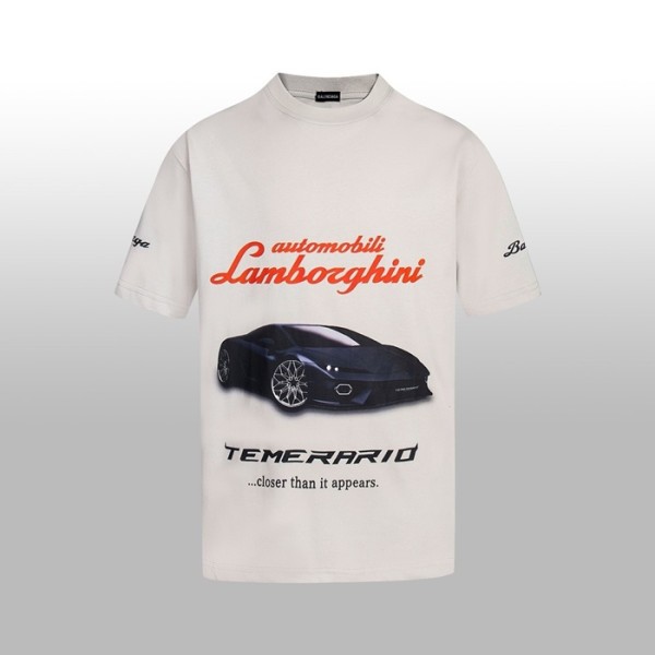 ✨발렌시아가 남성 라운드 반팔 티셔츠 - Balenciaga Mens Round Tshirt - bac7581x