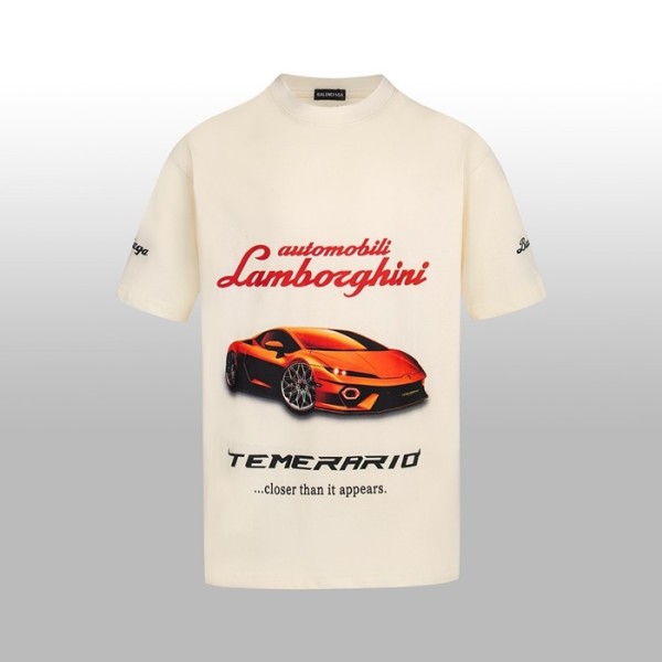 ✨발렌시아가 남성 라운드 반팔 티셔츠 - Balenciaga Mens Round Tshirt - bac7582x