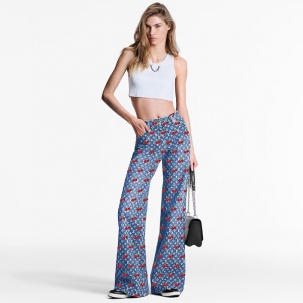✨루이비통 여성 LV x TM 체리 청바지 - Louis vuitton Womens LV x TM Cherry Jeans - lvc7600x