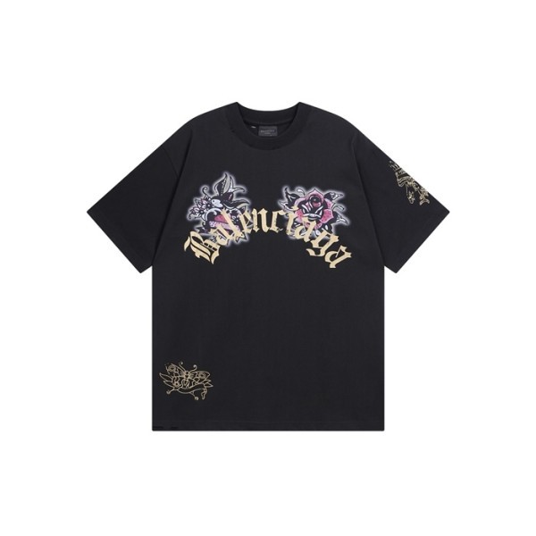 ✨발렌시아가 남성 라운드 반팔 티셔츠 - Balenciaga Mens Round Tshirt - bac7614x