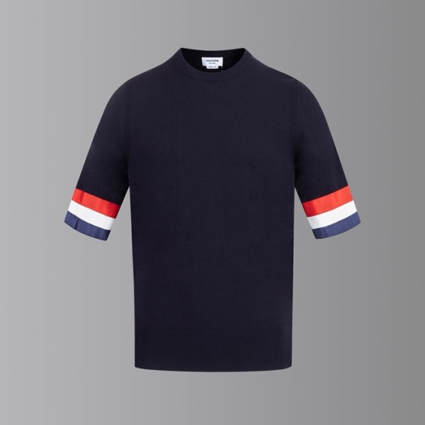 ✨톰브라운 남성 라운드 반팔티 - Thom Browne Mens Round Tshirts - thc7625x