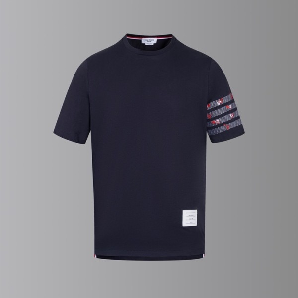 ✨톰브라운 남성 라운드 반팔티 - Thom Browne Mens Round Tshirts - thc7650x