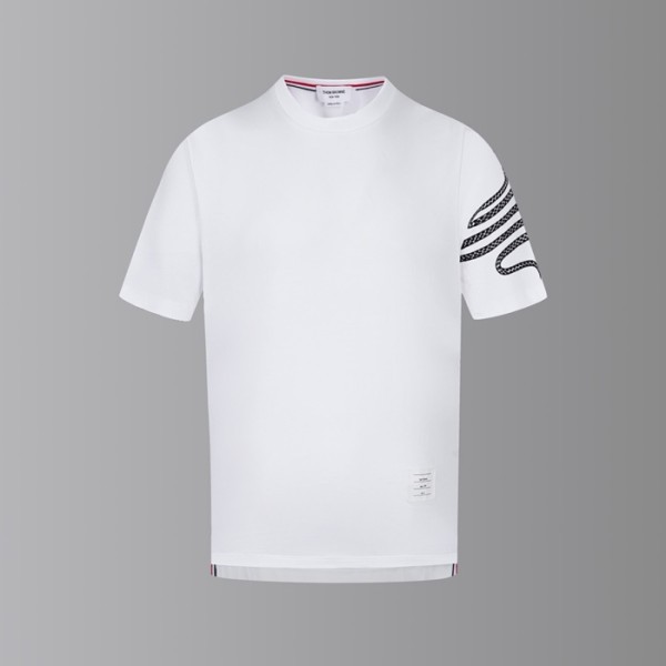 ✨톰브라운 남성 라운드 반팔티 - Thom Browne Mens Round Tshirts - thc7653x