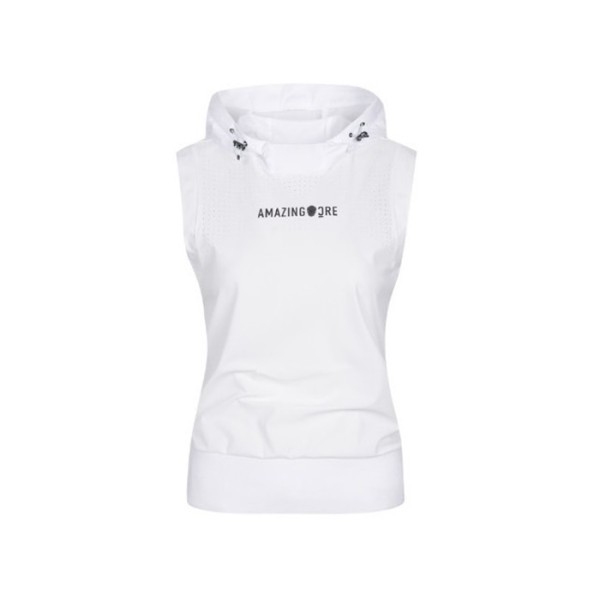 ✨[AMAZINGCRE] 어메이징크리 여성 에어서킷 후디 슬리브리스 티셔츠 - gol1733x