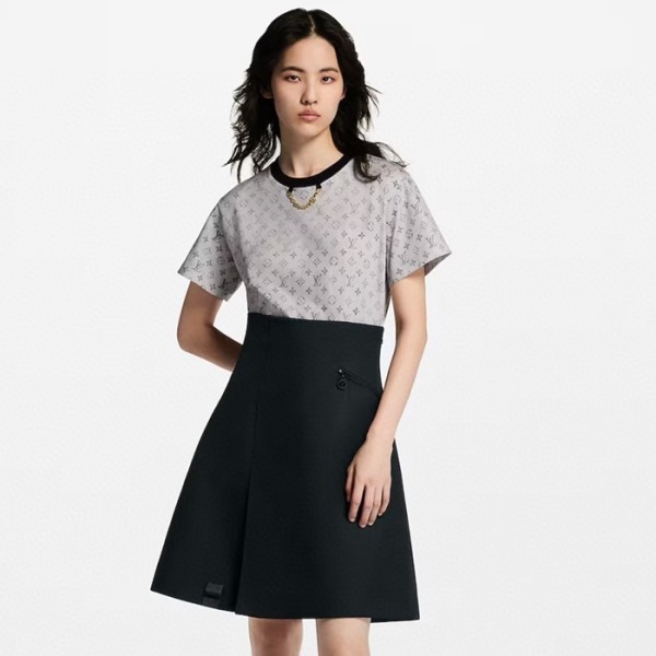 ✨루이비통 여성 워시드 모노그램 티셔츠 - Louis vuitton Womens Washed Monogram TShirt - lvc7744x