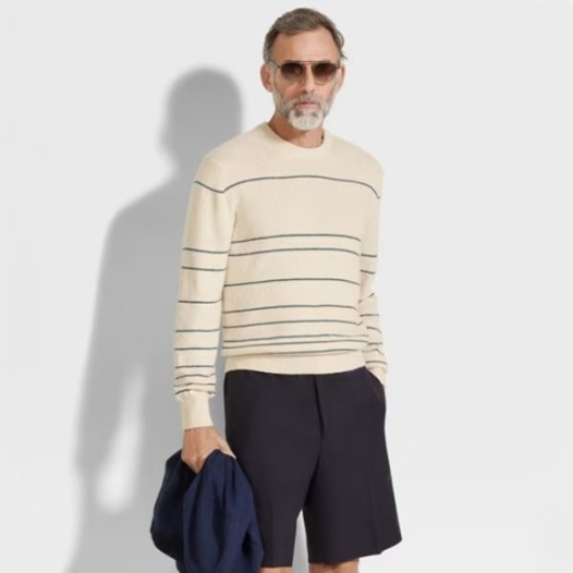 ❤에르메네질도 제냐 남성 Oasi Lino 쇼츠 - Ermenegildo Zegna Mens Oasi Lino Shorts - zec7747x