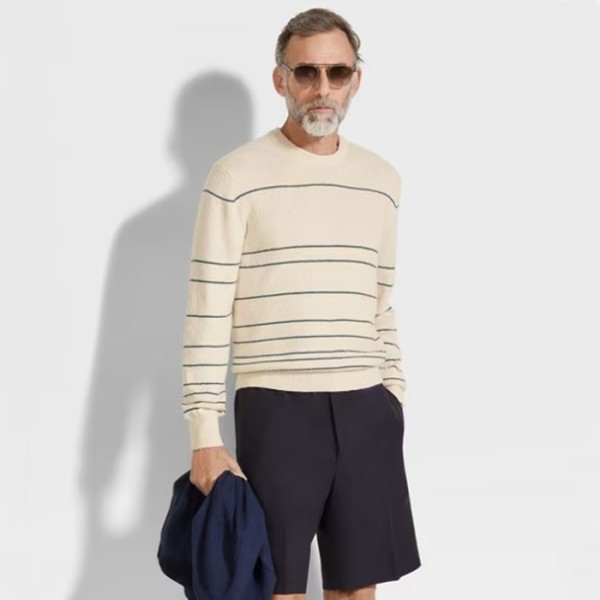 ✨에르메네질도 제냐 남성 Oasi Lino 쇼츠 - Ermenegildo Zegna Mens Oasi Lino Shorts - zec7747x