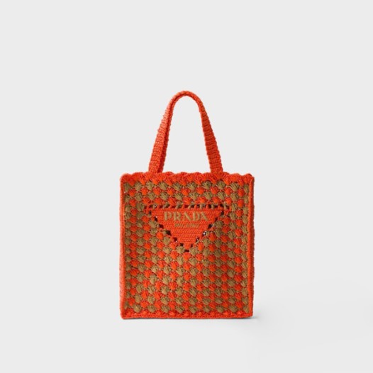 ❤프라다 여성 크로셰 토트백 1BG393 - Prada Womens Crochet Tote Bag - prb7729x