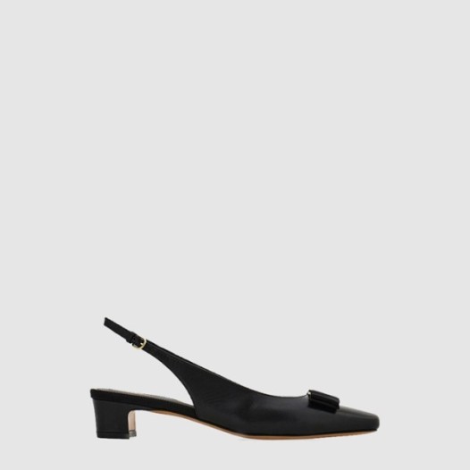 ❤페라가모 여성 아이코닉 보우 슬링백 - Salvatore Ferragamo Womens Iconic Bow Slingback - fes6365x