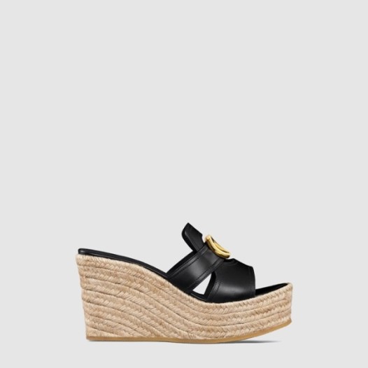 ❤디올 여성 30 Montaigne 뮬 웨지힐 - Dior Womens 30 Montaigne Mule Wedge Heel - dis6478x