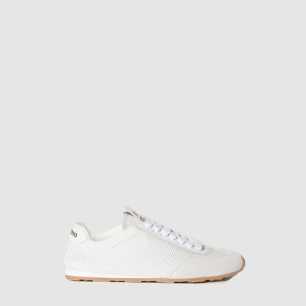 ✨미우미우 여성 메쉬 스웨이드 플룸 스니커즈 - Miumiu Womens Mesh Suede Plume Sneakers - mis6517x