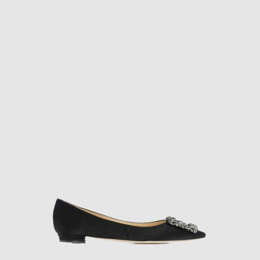 ❤마놀로 블라닉 여성 항기시 플랫 - Manolo Blahnik Womens Hangisi Flat Shoes - mas6531x