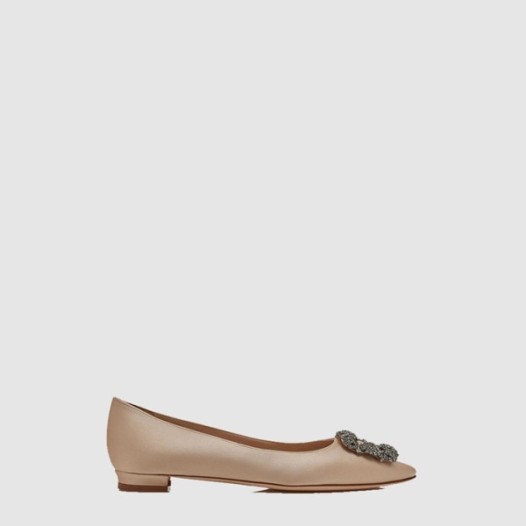 ❤마놀로 블라닉 여성 항기시 플랫 - Manolo Blahnik Womens Hangisi Flat Shoes - mas6533x