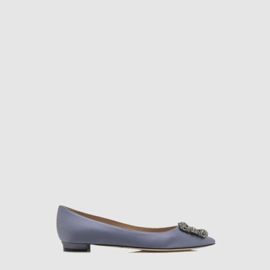 ❤마놀로 블라닉 여성 항기시 플랫 - Manolo Blahnik Womens Hangisi Flat Shoes - mas6535x