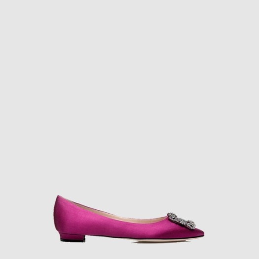 ❤마놀로 블라닉 여성 항기시 플랫 - Manolo Blahnik Womens Hangisi Flat Shoes - mas6538x