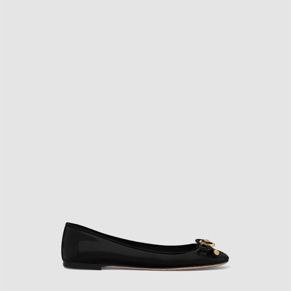 ✨베르사체 여성 리본 에나멜 발레화 - Versace Womens Ribbon Enamel Ballet Shoes - ves6548x