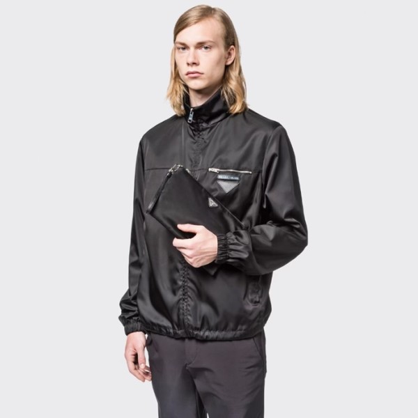 ✨프라다 남성 리나일론 사피아노 가죽 파우치 2NH006 - Prada Mens Re-Nylon Saffiano Leather Pouch - prb7750x