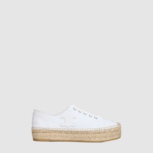 ❤셀린느 여성 레 에스파드리유 레이스업 캔버스 카프스킨 - Celine Womens Les Espadrilles Lace-up Canvas Calfskin - ces6555x