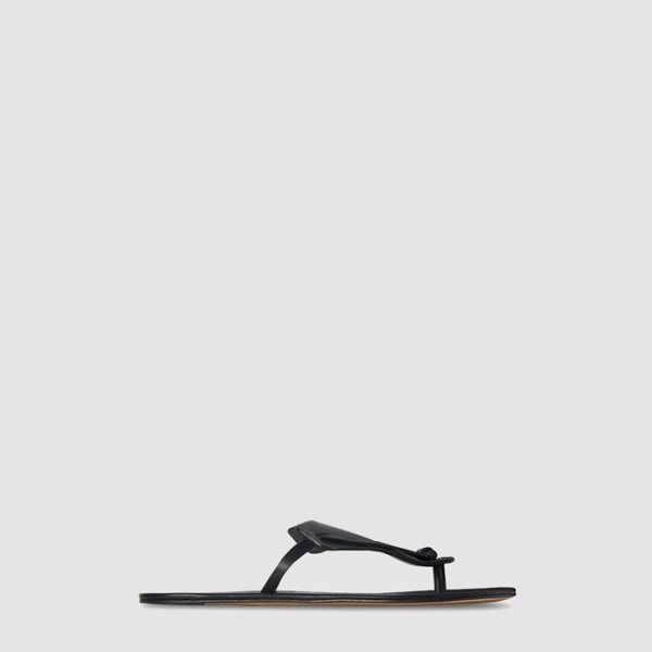 ✨로로피아나 여성 Helena 가죽 플립플랍 - Loro Piana Womens Helena Leather Flip Flop - los6569x