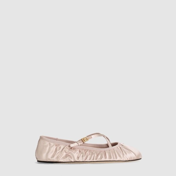 ✨돌체앤가바나 여성 새틴 발레리나 플랫 - Dolce&Gabbana Womens Satin Ballet Flats - dos6671x