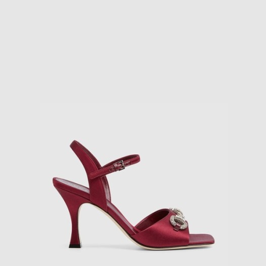 ❤구찌 여성 크리스탈 홀스빗 샌들 - Gucci Womens Crystal Horsebit Sandals - gus6730x