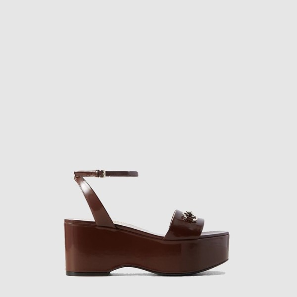 ✨구찌 여성 홀스빗 플랫폼 샌들 - Gucci Womens Horsebit Platform Sandals - gus6780x