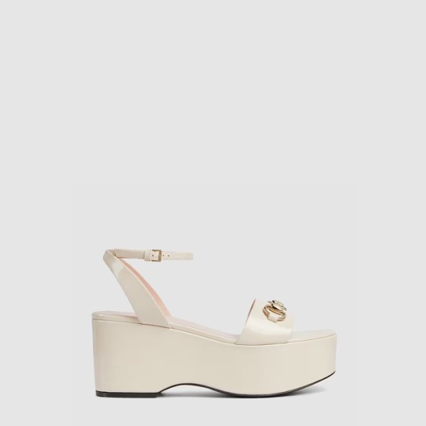 ✨구찌 여성 홀스빗 플랫폼 샌들 - Gucci Womens Horsebit Platform Sandals - gus6804x