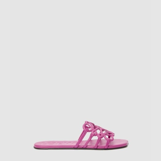 ❤로에베 여성 페탈 아나그램 슬라이드 - Loewe Womens Petal Anagram Slipper - los6809x