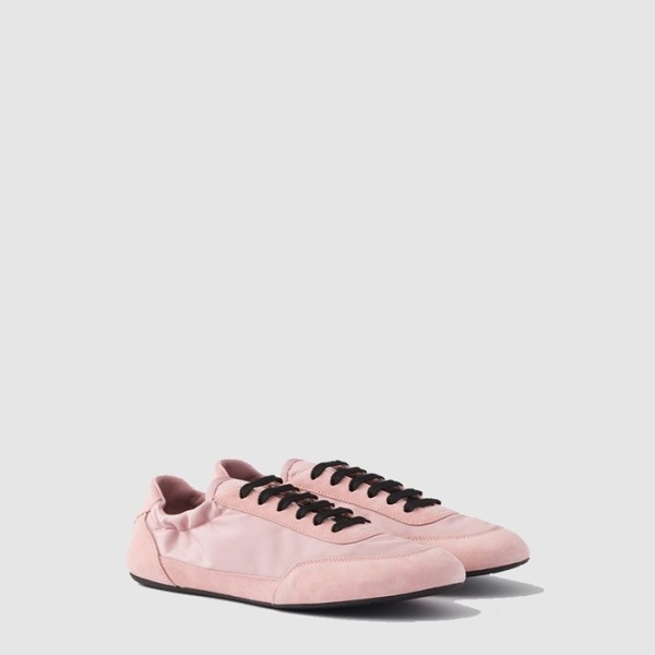 ✨프라다 여성 컬랩스 리나일론 스웨이드 스니커즈 - Prada Womens Collapsible Re-Nylon Suede Sneakers - prs6824x