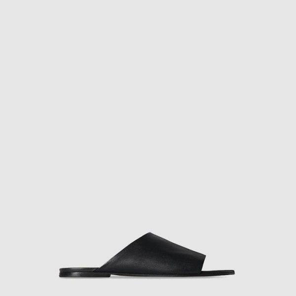 ✨더 로우 여성 Signum 가죽 슬리퍼 - The Row Womens Signum Leather Slippers - ths6830x