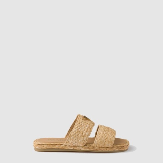 ❤프라다 여성 라피아 슬라이드 - Prada Womens Raffia Slide - prs6861x