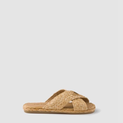 ❤프라다 여성 라피아 슬라이드 - Prada Womens Raffia Slide - prs6869x
