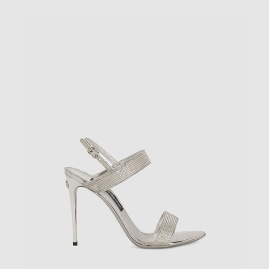 ❤돌체앤가바나 여성 라인스톤 새틴 샌들 - Dolce&Gabbana Womens Rhinestones Satin Sandals - dos6908x