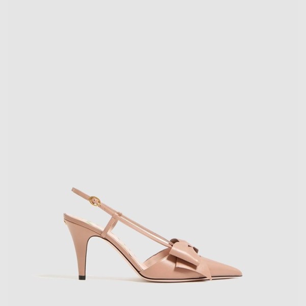 ✨발렌티노 여성 보와우 무아레 패브릭 슬링백 펌프스 - Valentino Womens Bowaou Moire Fabric Slingback Pumps - vas6983x