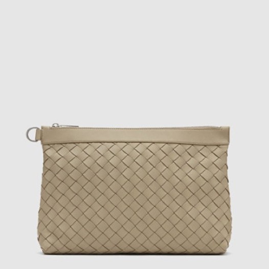 ★보테가베네타 남성 미디엄 인트레치아토 프리즘 파우치 - Bottega Veneta Mens Medium Intrecciato Prism Pouch - bvb8107x