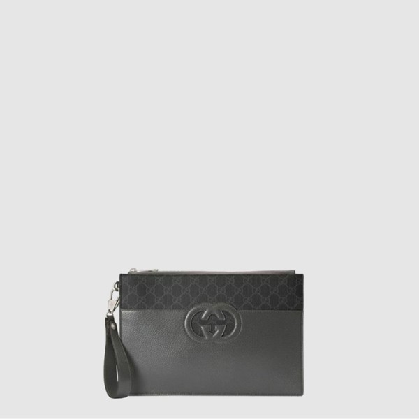 ✨구찌 남성 컷아웃 인터로킹 G 클러치 - Gucci Mens Cutout Interlocking G Clutch - gub8966x