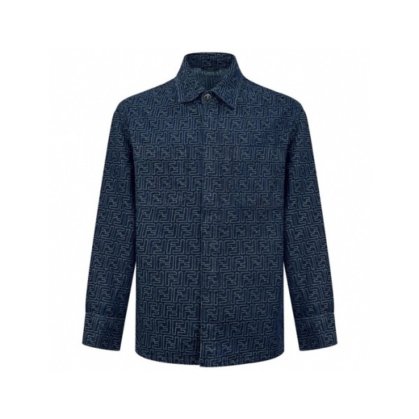 ✨펜디 남성 데님 셔츠 - Fendi Mens Denim Shirts - fec7809x