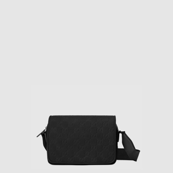 ✨구찌 남성 GG 러버 효과 크로스백 - Gucci Mens GG Rubber Effect Crossbody Bag - gub9220x